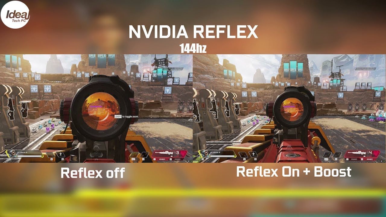 Nvidia Reflex Off & On Comparison with Apex Legends | IDEALTECH PC