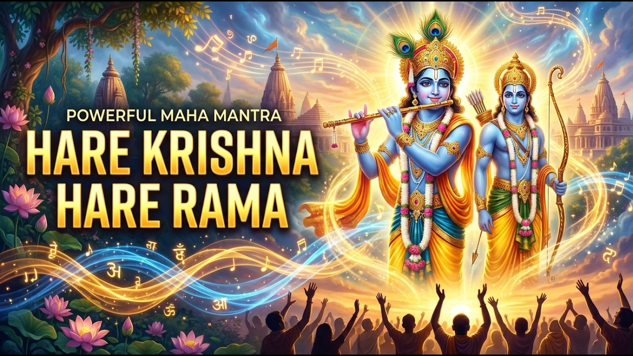 MAHA MANTRAS – HARE KRISHNA HARE RAMAVery Beautiful & Popular Krishna Bhajans | Full Songs