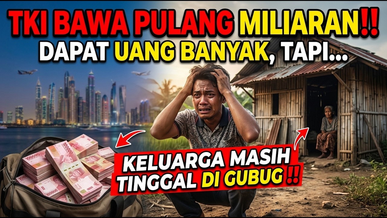 5 Tahun Kerja di Luar Negeri Bawa Uang Miliaran ‼️ Aku TERDIAM Lihat Buku Masih Tinggal di Gubug ‼️