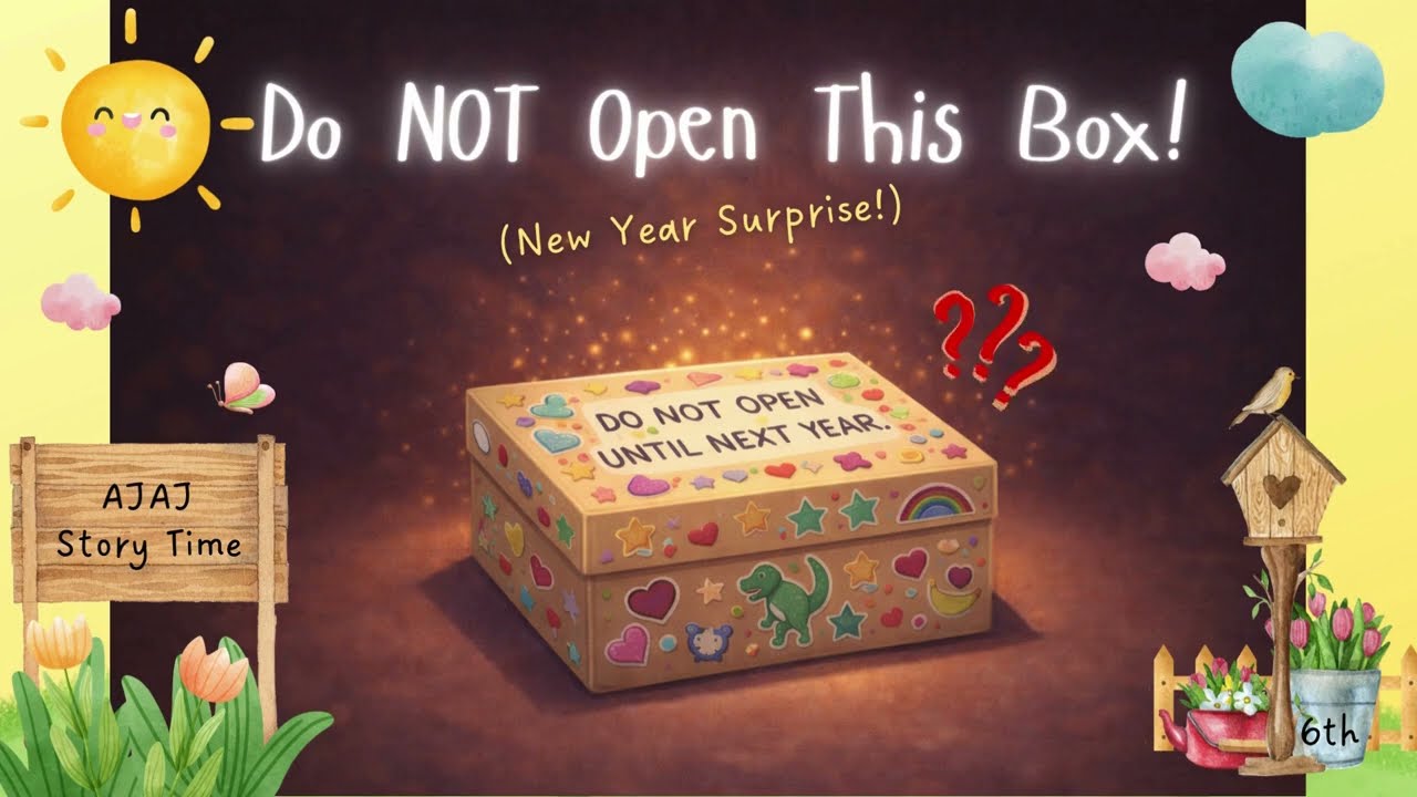 [AJAJ Story Time EP6] Do NOT Open This Box! (New Year Surprise!) | Kids New Year Warm Bedtime Story