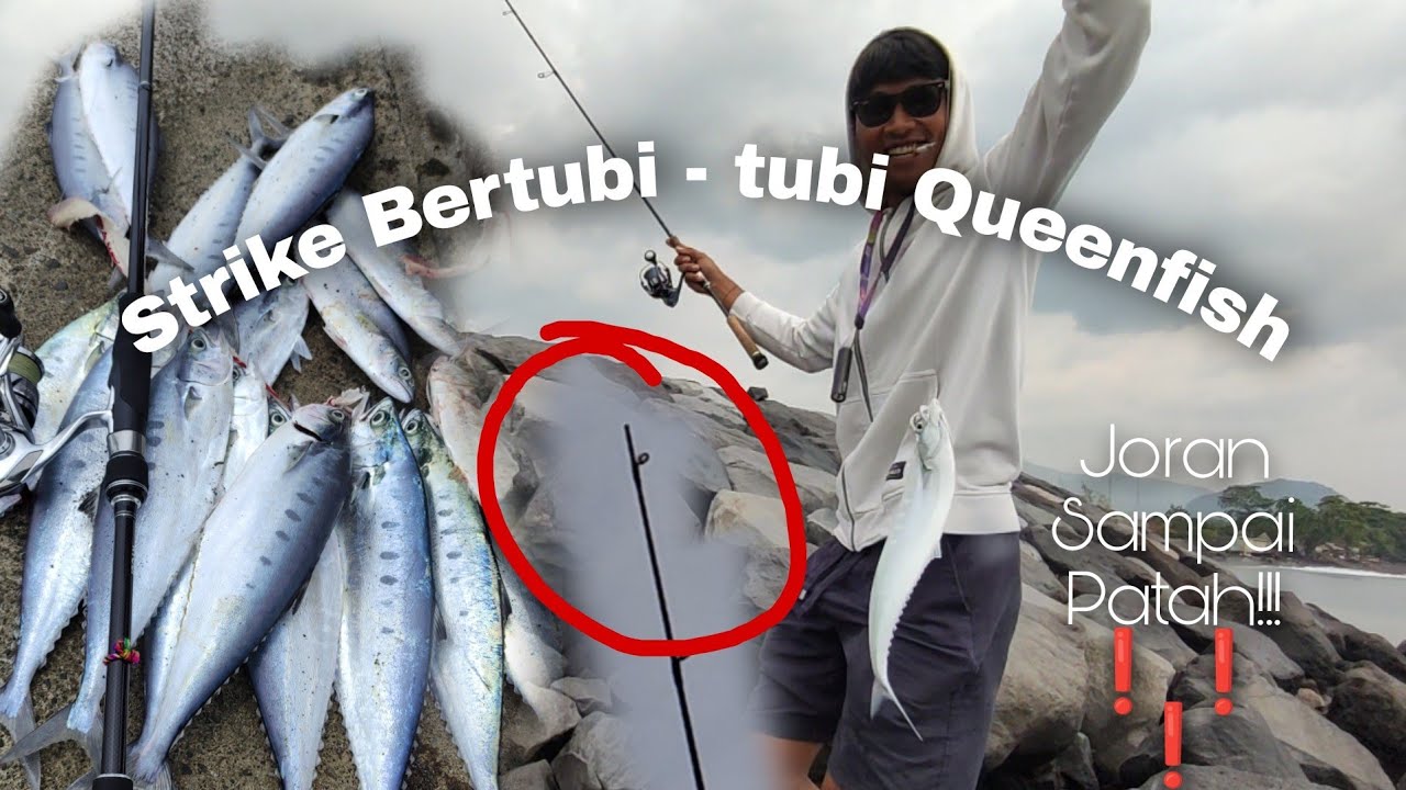 PANIK!!!! KESERUAN MENCARI BOILING QUEENFISH •|• FULL STRIKE JORAN SAMPAI PATAH!!! 