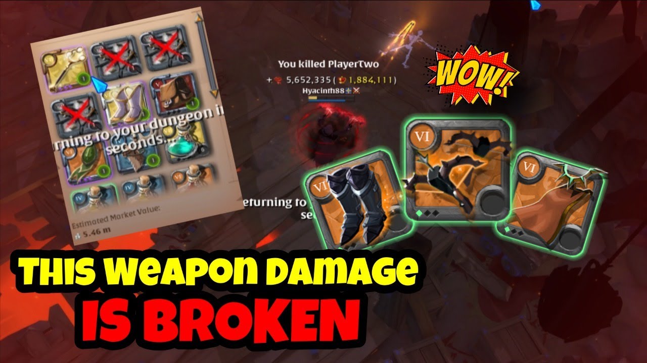 This Boltcaster is Broken | Albion Online PvP Corrupted Dungeon Slayer (4k Quality )