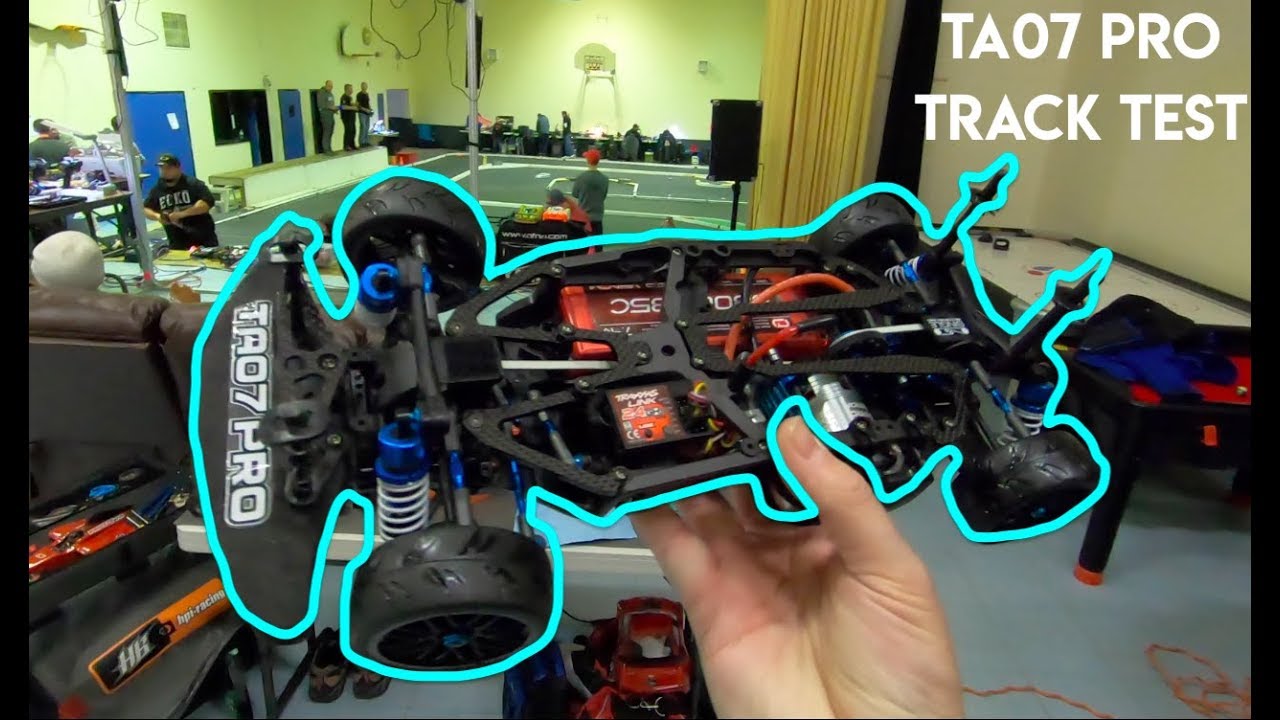 Tamiya TA07 Pro Front Spool and Carbon Fiber Upgrades Track Test - Netcruzer RC