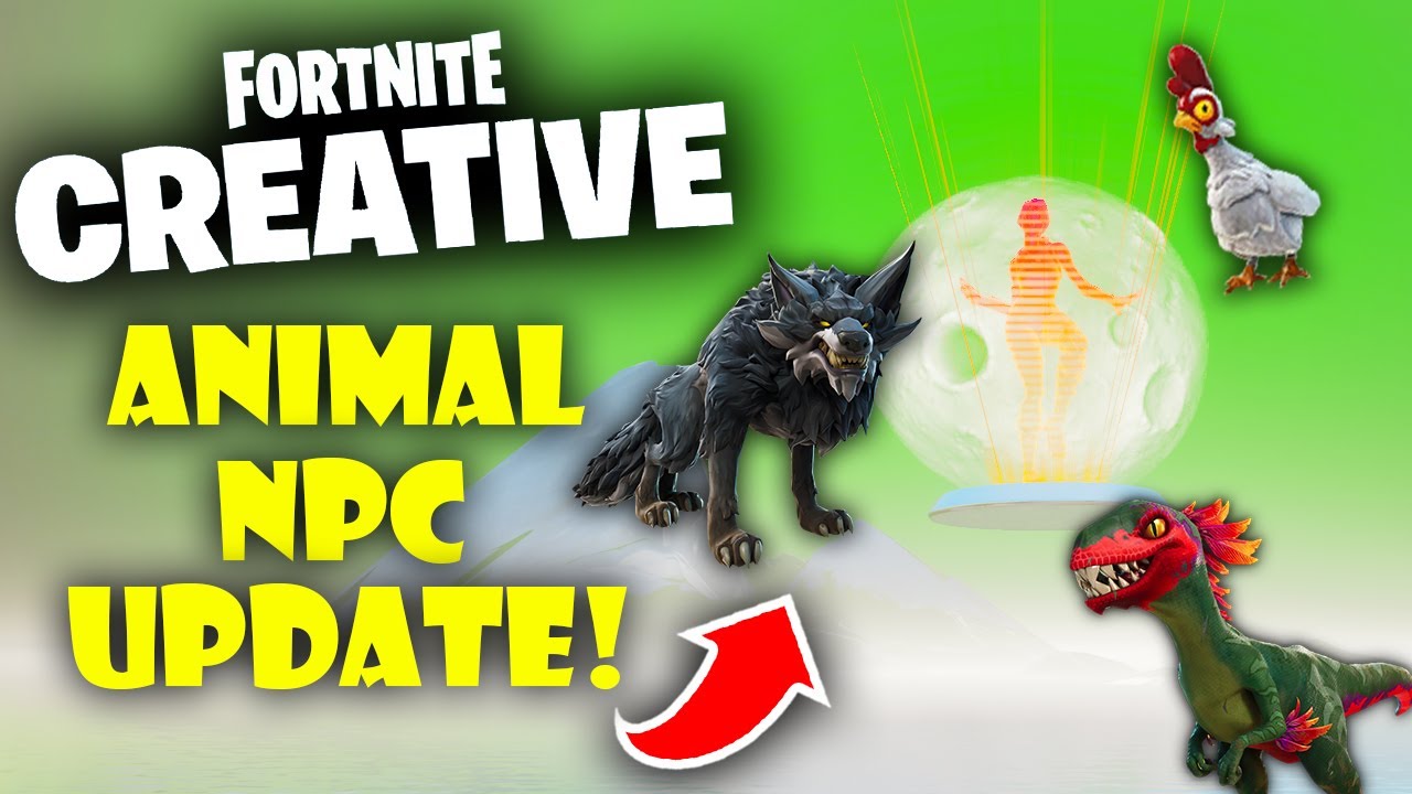 ВСЕ NPC-животные НАКОНЕЦ-ТО появились в творческом режиме Fortnite!