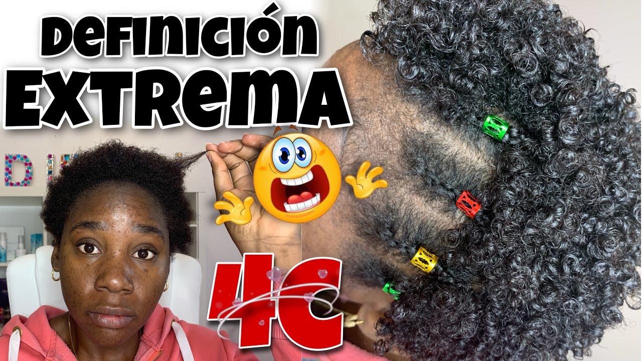 RIZOS en Cabello CORTO Tipo 4 | Definición EXTREMA en mi AFRO| Definir RIZOS en CABELLO Afro con Gel