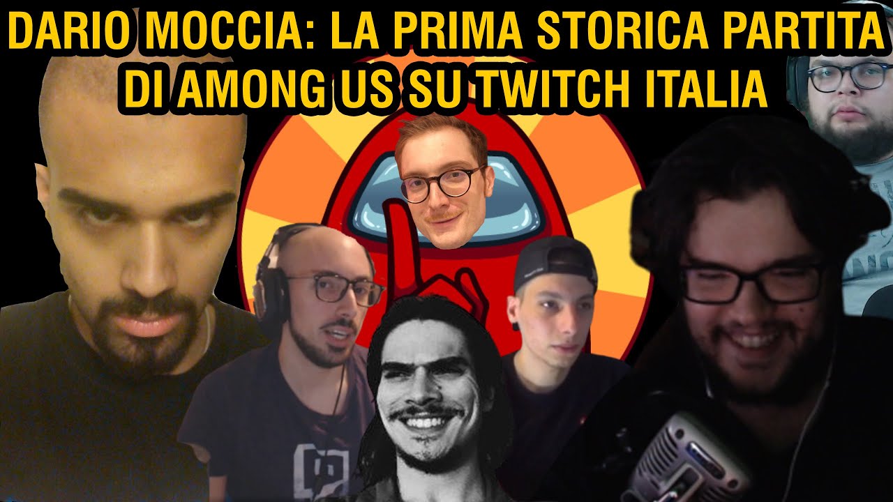 DARIO NELLA PRIMA PARTITA AD AMONG US DI HOMY CON ENK, PAOLO CANNONE, IVAN GRIECO, GSKIANTO.. MOCCIA