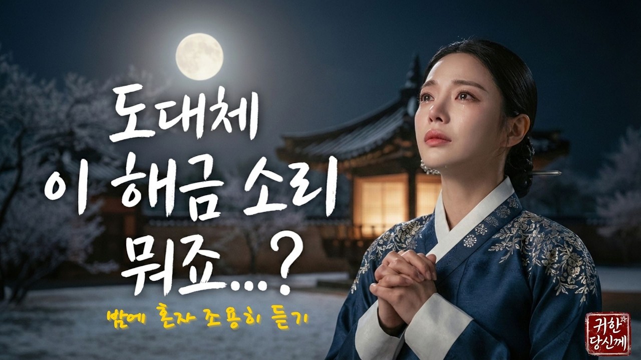 해금 소리에 실어 보낸 눈물...💧 어두운 밤길을 밝히는 애절한 사모곡