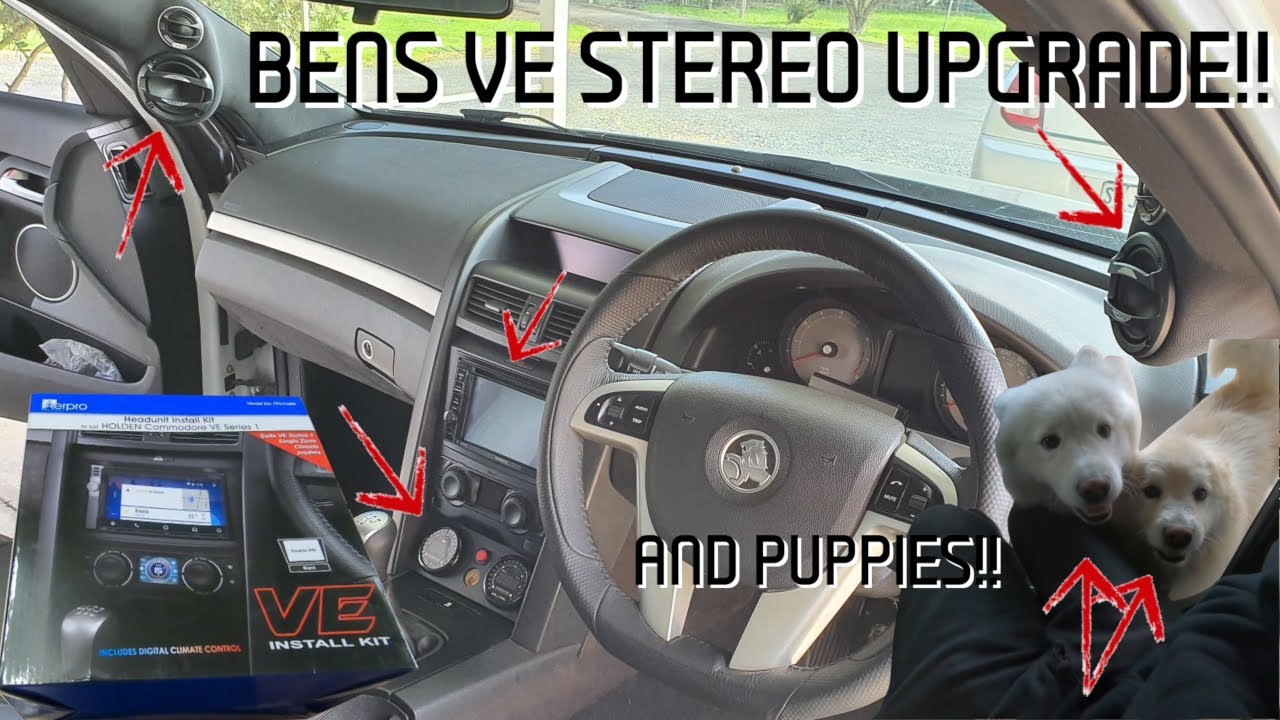 Обновление стереосистемы Ben's VE SS Ute! Комплект передней панели Aerpro VE, распаковка и устано...