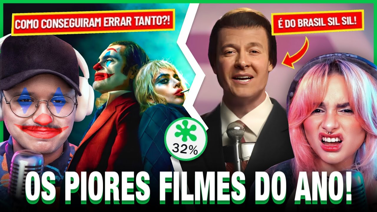 ESSE FOI HORRÍVEL! 6 PIORES Filmes de 2024 | React Canal Peewee