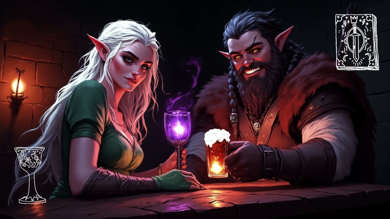 Feel like you're in a medieval tavern 🍻 Fantasy inspiration music🧙 Middle Ages music ⚔️