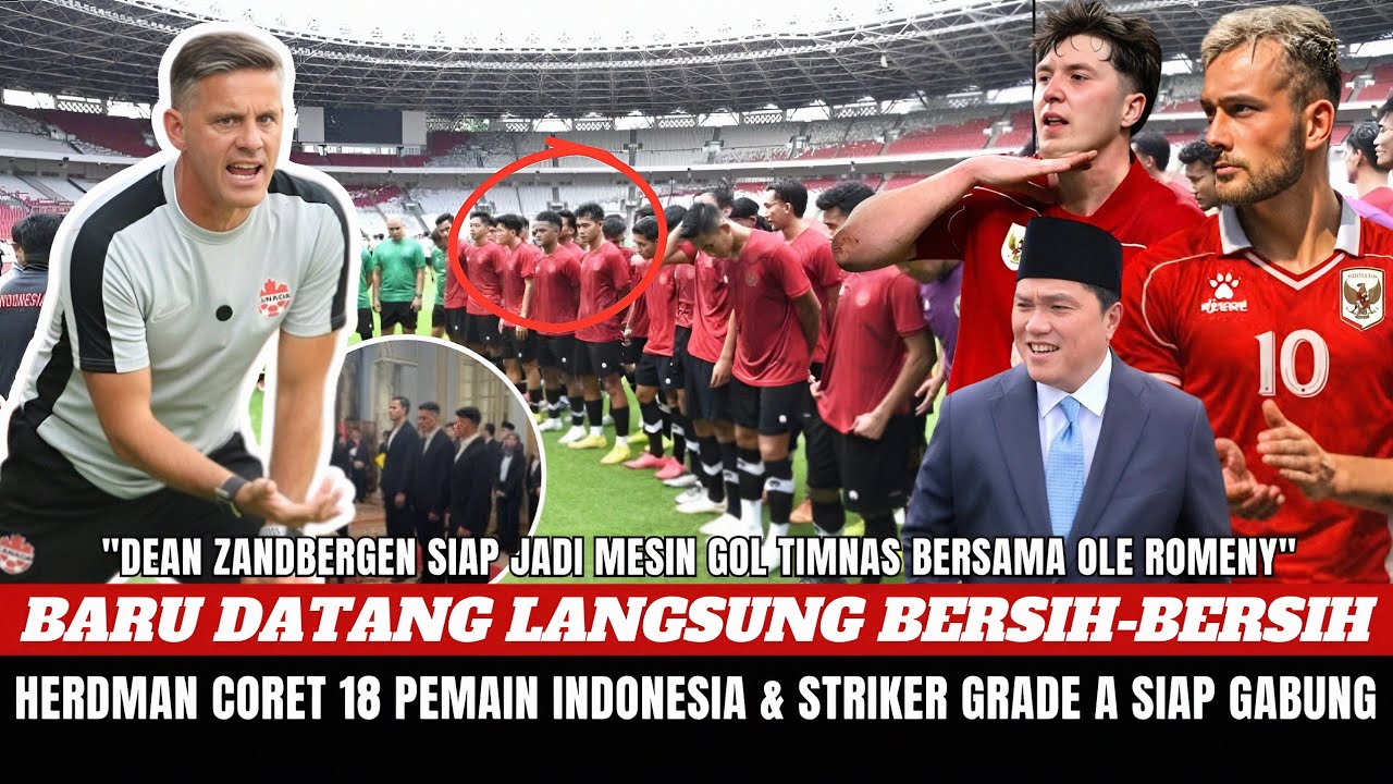 PELATIH KEJAM‼️18 Pemain Dicoret Herdman Dari Timnas & Striker Grade A Datang! Timnas Indonesia