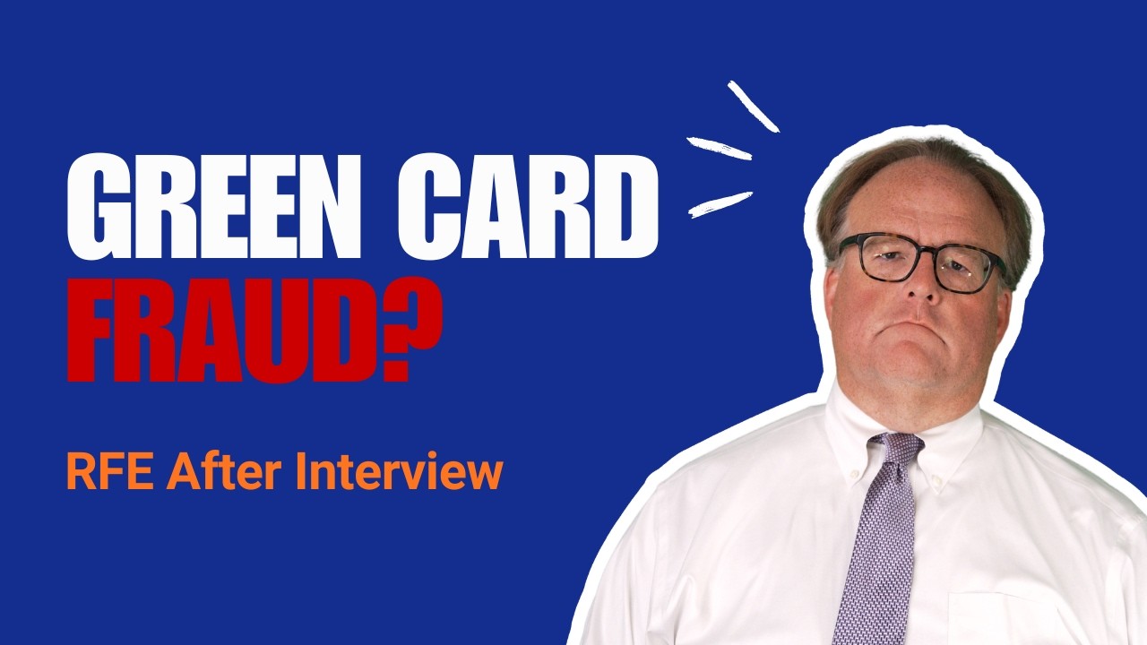 Green Card Interview Followed by RFE: Lease and Tax Issues Explained