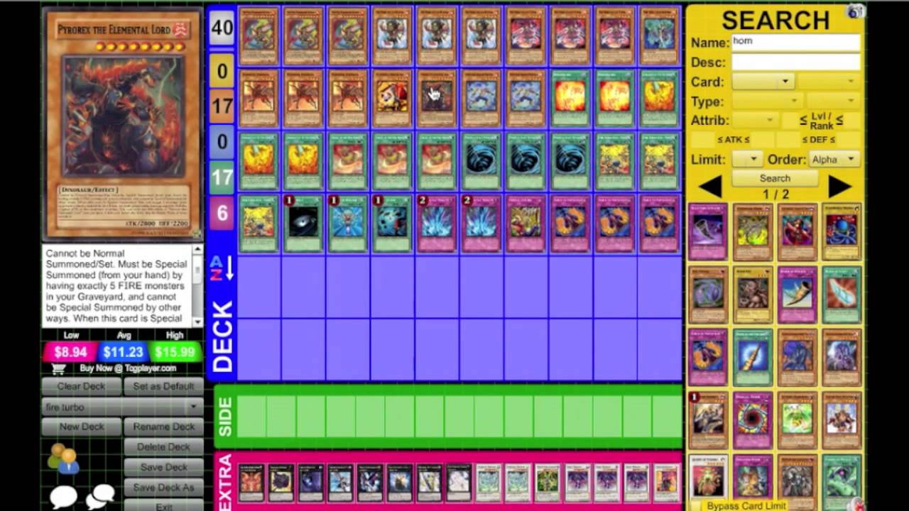 Fire King Deck Profile and New Weekly Contest?