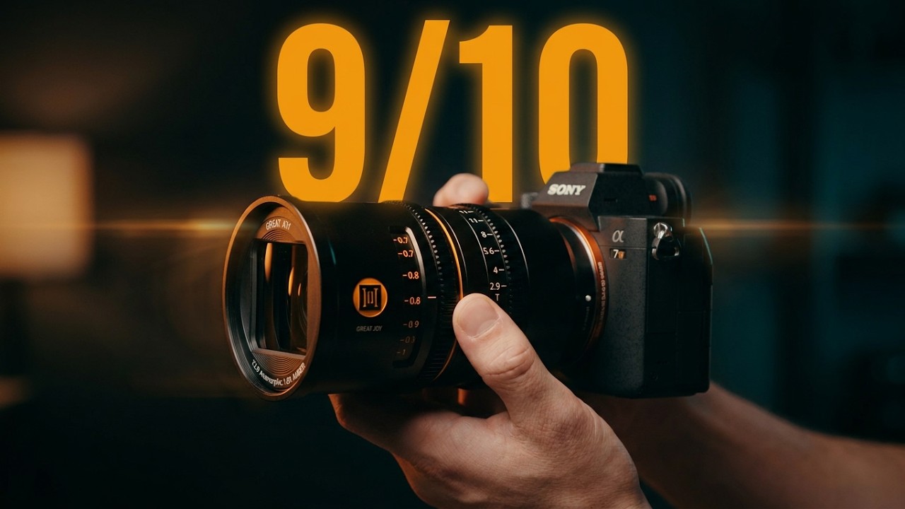 Great Joy 50mm T2.9 Anamorphic 1.8X AMBER - Sony A7IV
