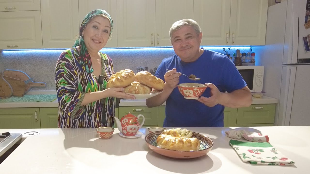 🔥УЗБЕКСКИЕ ЛЕПЁШКИ С МЯСОМ 🌞ГУШТЛИ НОН! СОЧНАЯ 😋НАЧИНКА КАК БУЛЬОН!