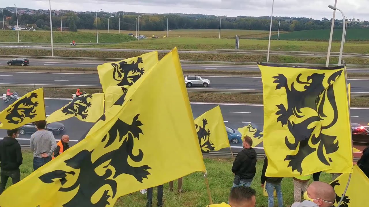 Protestrit Vlaams Belang Tegen de vivaldi-coalitie (27/09/2020) #nietmijnregering !