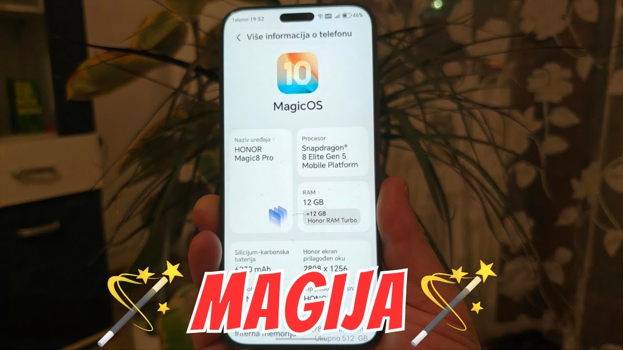 Honor Magic 8 Pro - MagicOS 10 + Kamere 
