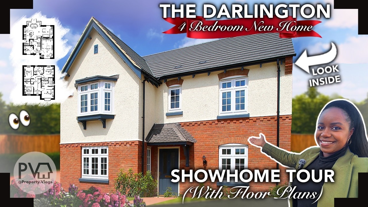 NEW HOUSE TOUR! INSIDE a FABULOUS 😍 New Build | Touring the Darlington Davidsons Homes Property Tour