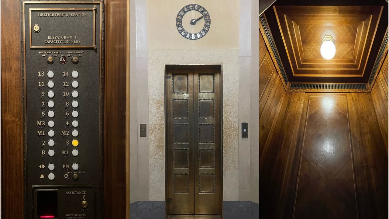 INCREDIBLE Historic High-Rise Elevators at the Nebraska State Capitol in Lincoln, NE.