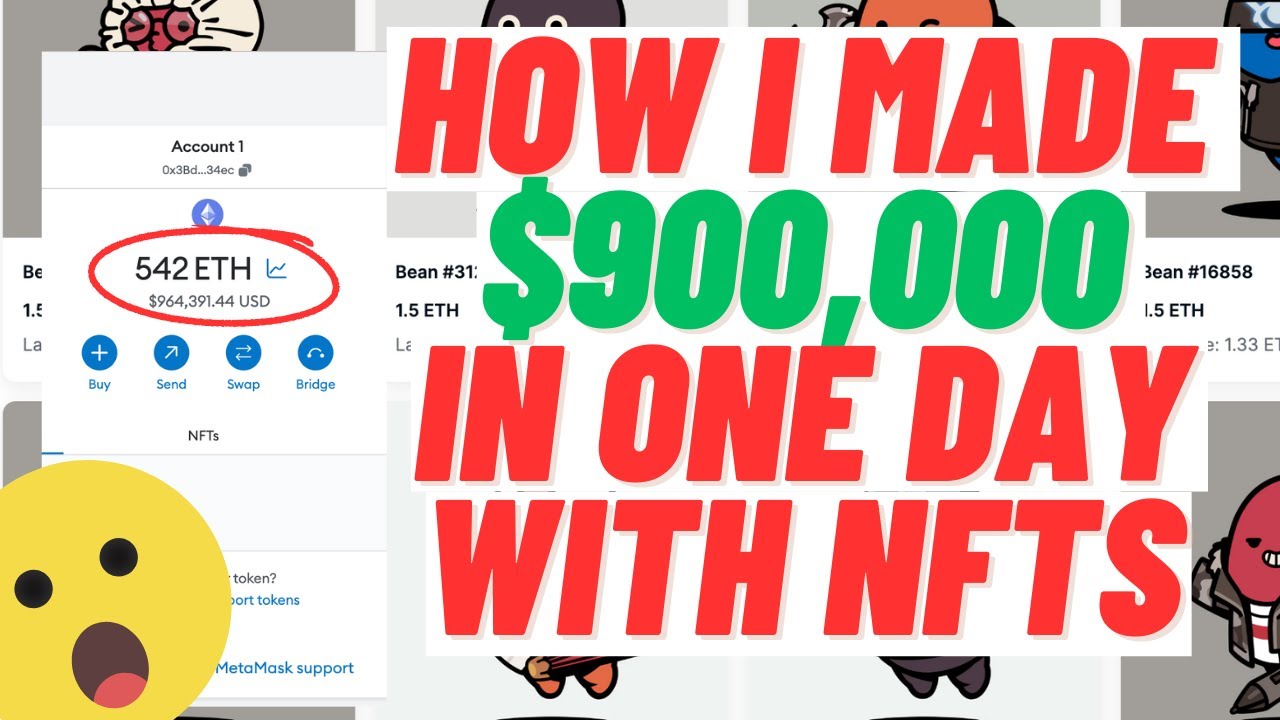 How I Made $900,000 In One Day - My NFT Story!