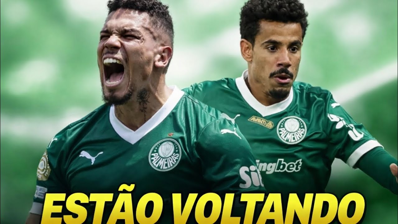REFORÇOS DE PESO ESTÃO CHEGANDO! Paulinho e Lucas Evangelista perto de voltar ao Palmeiras