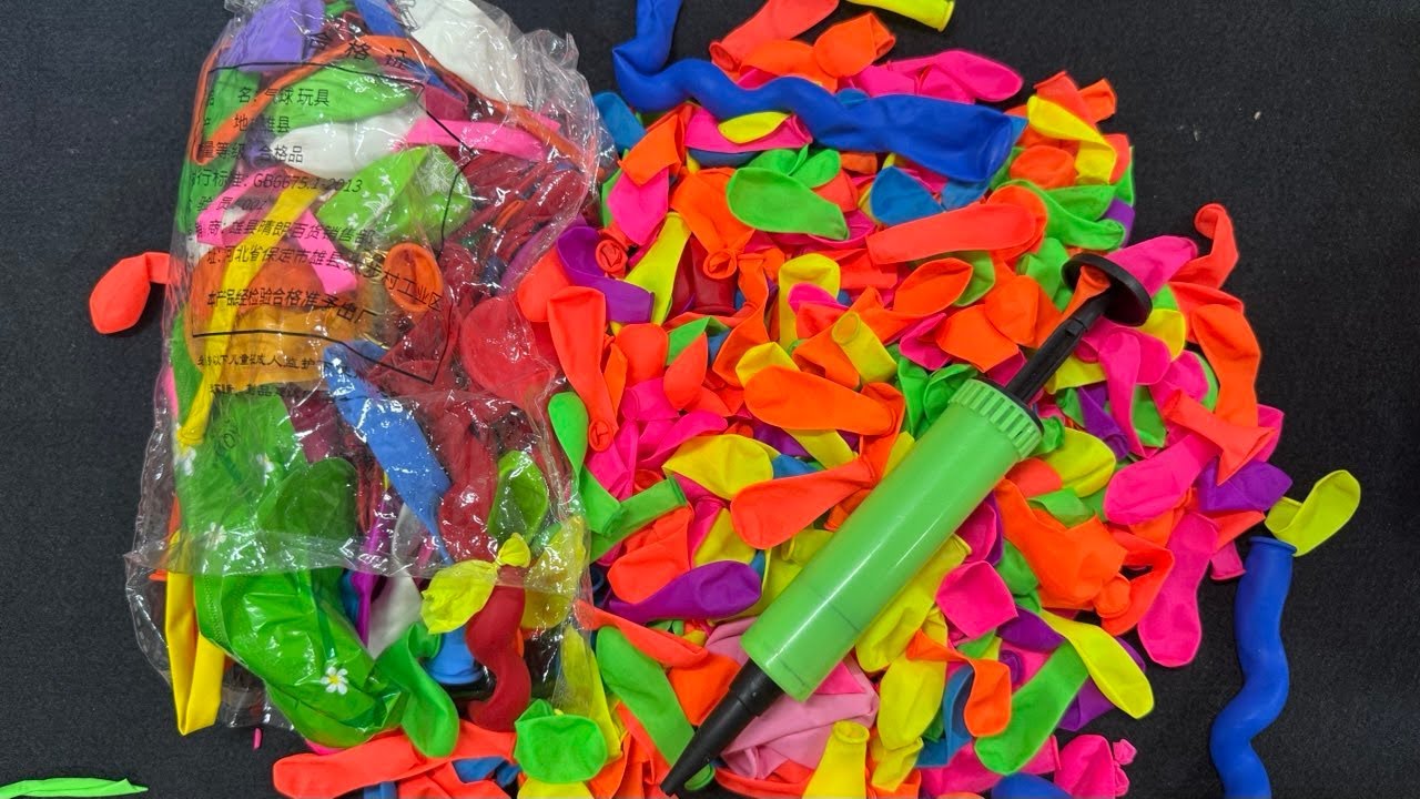 Balloon Filling Compilation ASMR #balloonpopping #balloons #balloon #balloon_show