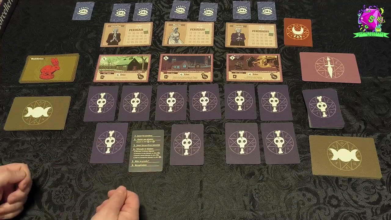 Sorcellerie le jeu solo et sa partie