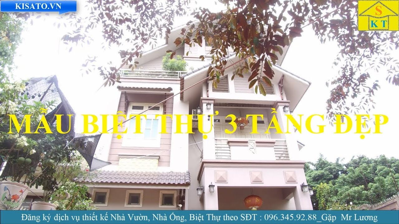Mẫu Biệt Thự 2 Tầng Đẹp Diện Tích 13mx8m Tại Phù Ninh Phú Thọ