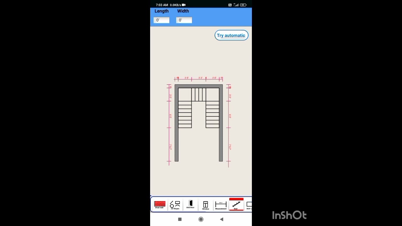 How to make stair in Home Plan and Estimate app