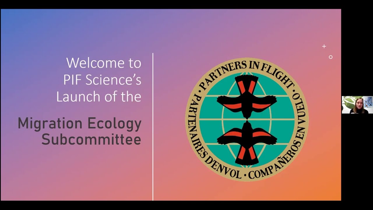 PIF Science: Migration Ecology Subcommittee Launch