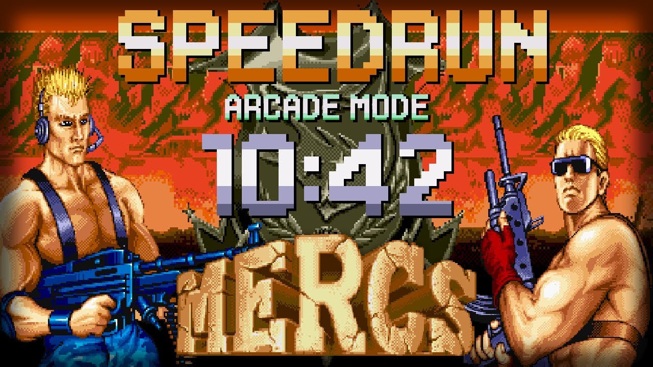 Mercs (Mega Drive/Genesis): Arcade Mode Normal 10:42 Speedrun (PB)