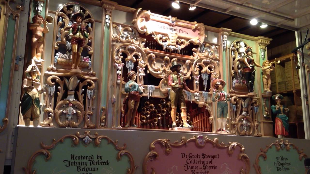 97 key Van Steenput - Verbeeck Concert Organ de Grote Steenput plays 'Morning, Noon & Night'