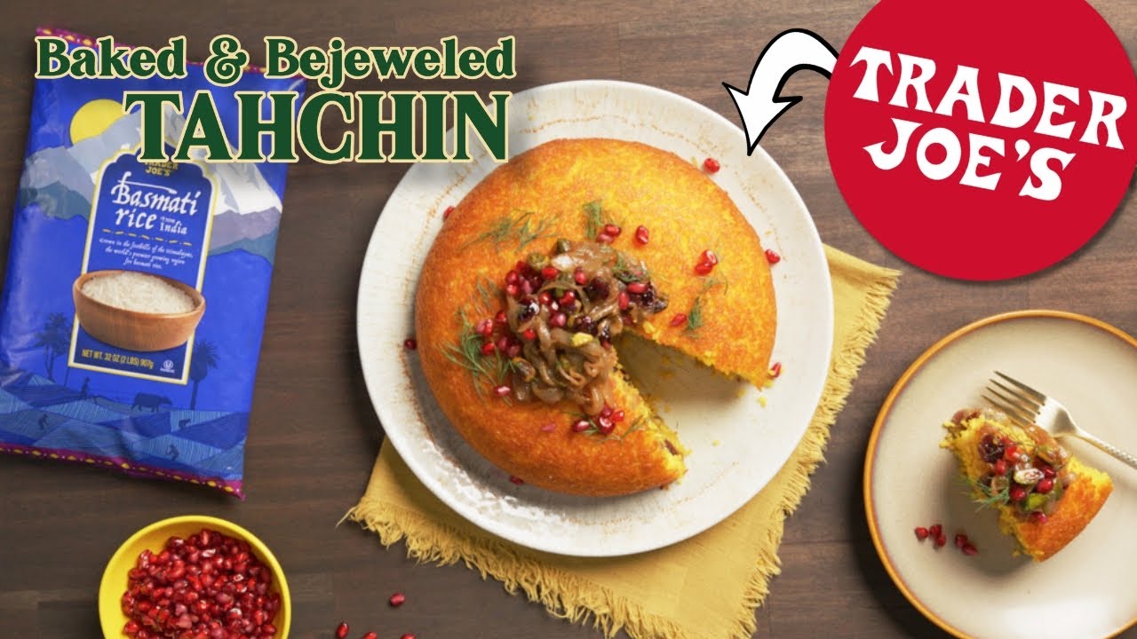 How to Make Tahchin | Saffron Rice Cake | Trader Joe's Recipe