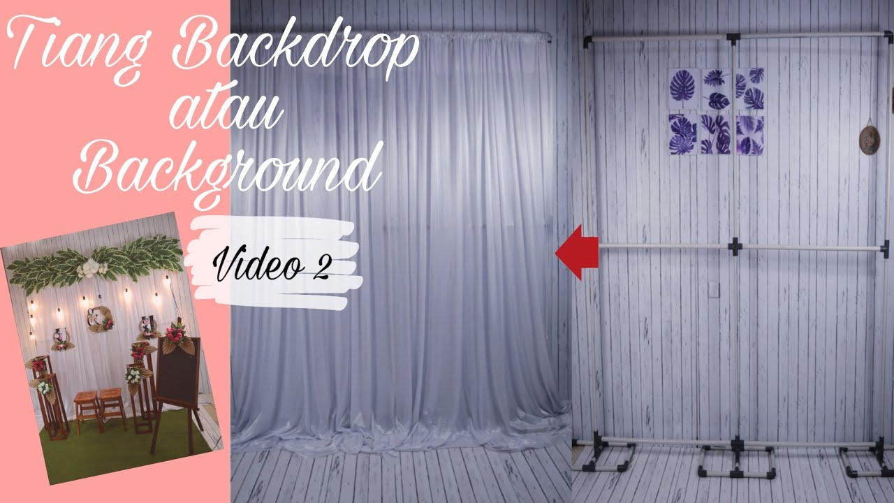Video 2 || Membuat Tiang Background Atau Backdrop Dari Paralon (PVC)@AidinRH