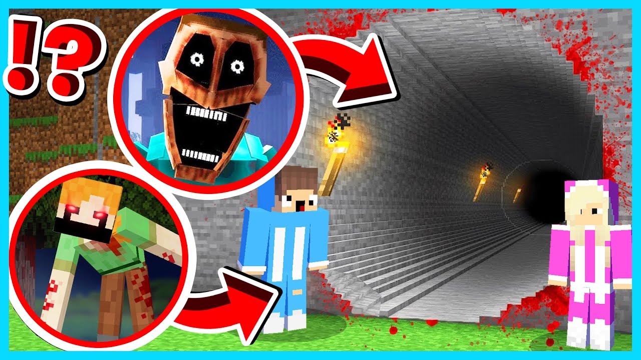 MIPAN & ZUZUZU MENEMUKAN TEROWONGAN TERPANJANG DI MALAM HARI! ADA MIMICER DAN CORRUPT ALEX MINECRAFT