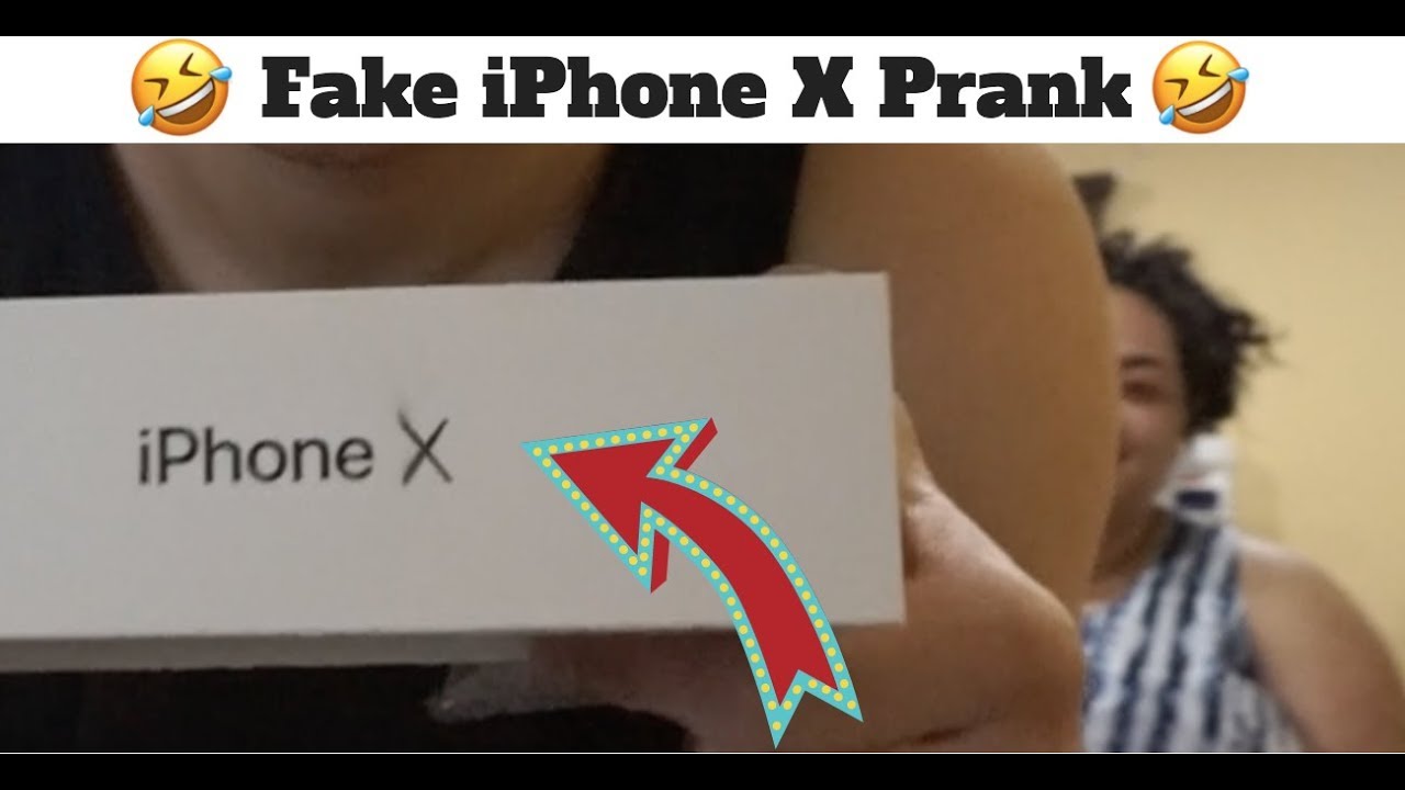 FAKE IPHONE X PRANK!!!