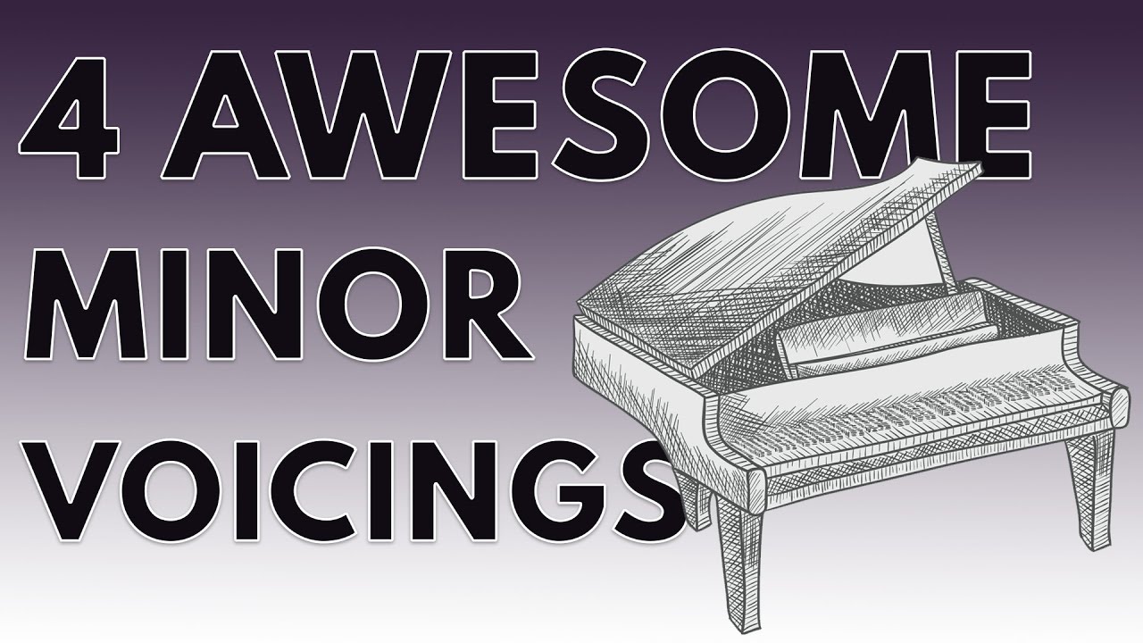 4 AWESOME Minor Chord Voicings // PianoPig