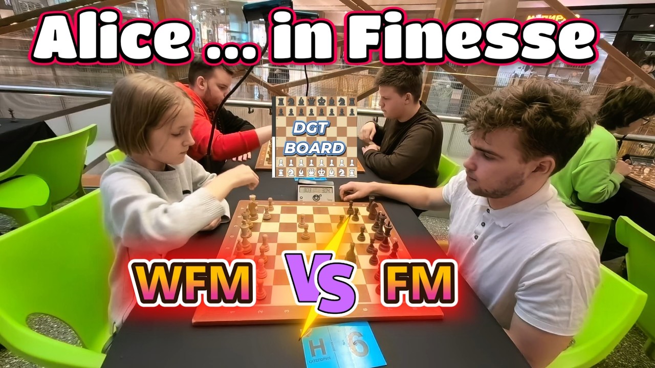 WFM Alisa Yunker (2130) - FM Dmitrij Osetrov (2204) - Blitz