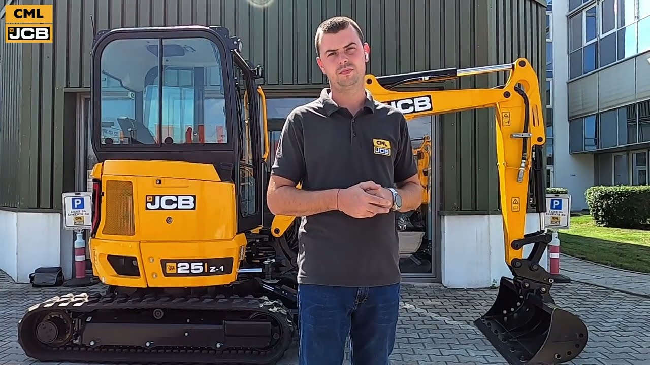 Изцяло новият модел мини багер JCB 25Z-1