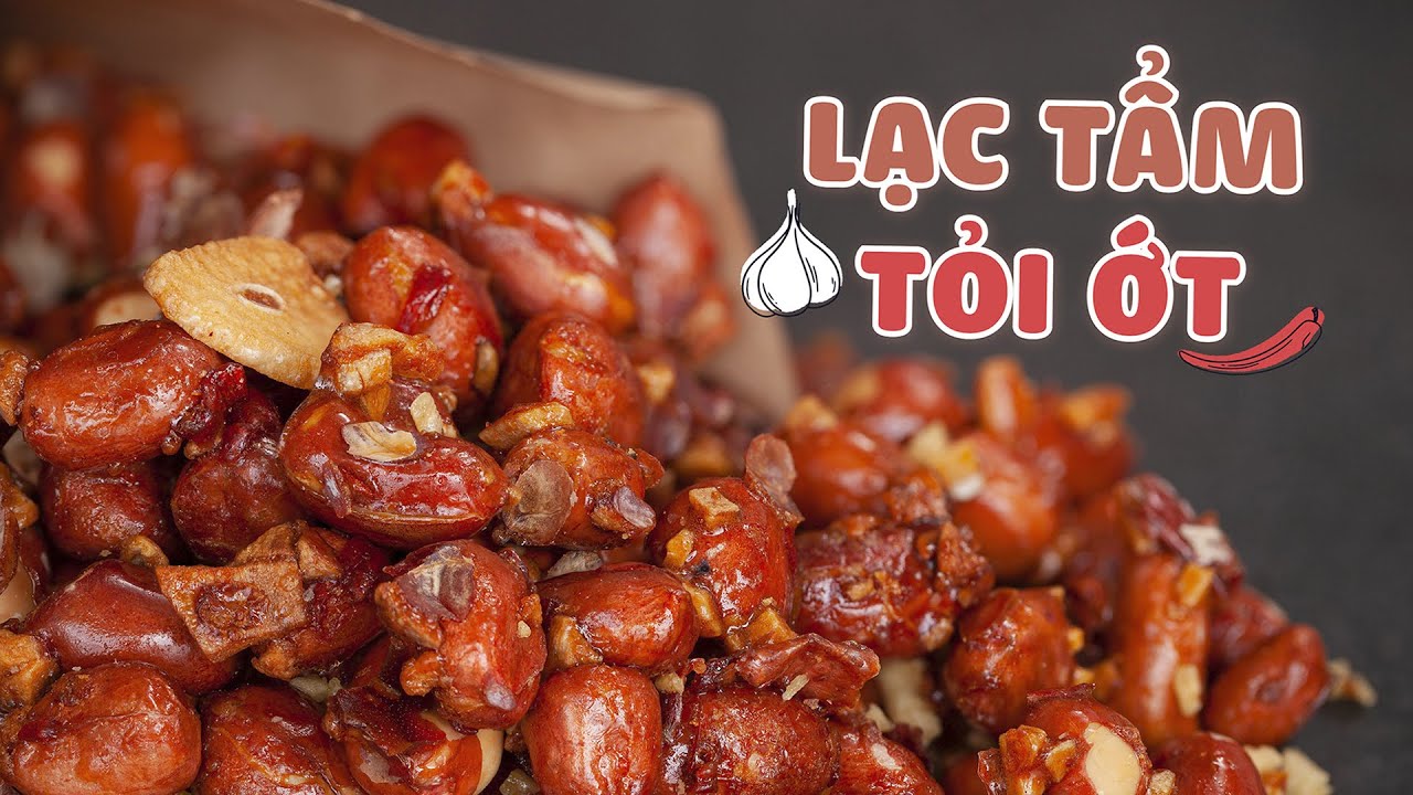 [4K] LẠC TẨM MẮM ĐƯỜNG TỎI ỚT - Crispy Spicy Sweet & Salty Peanuts