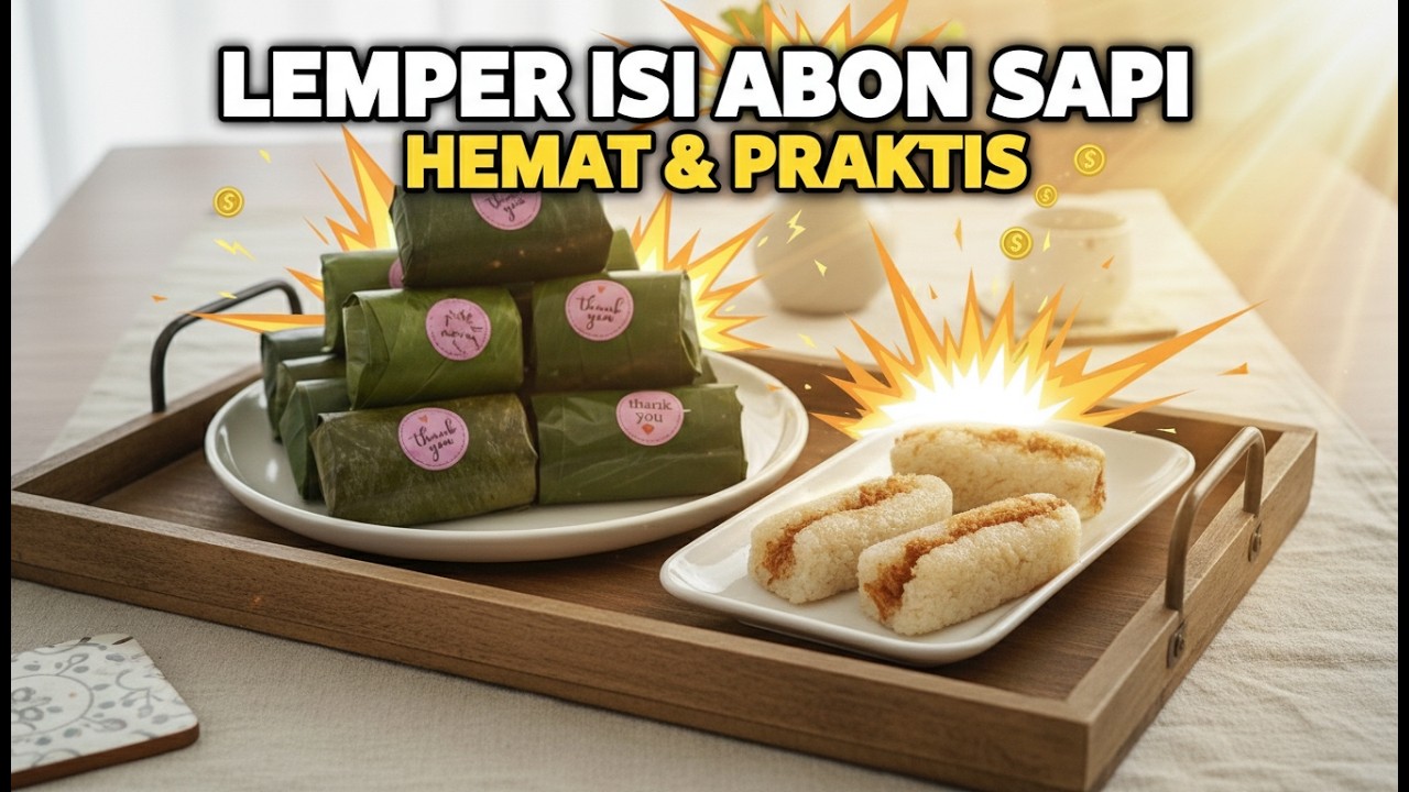 RESEP LEMPER ISI ABON SAPI, DIJAMIN SEMUA BISA BIKIN SENDIRI