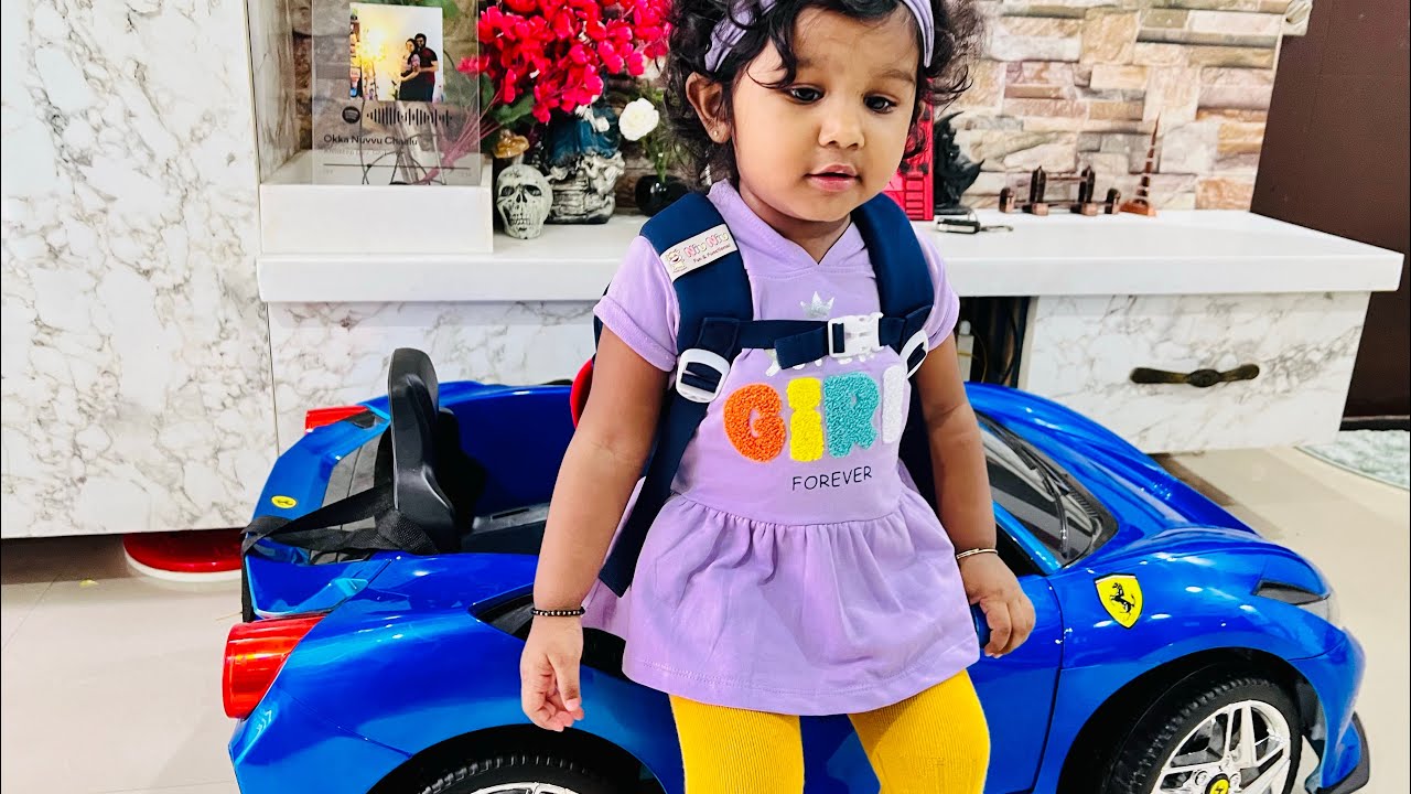 It’s my first day of school|Klay preschool | Hyderabad | toddler | discoverer | first day |vihika|
