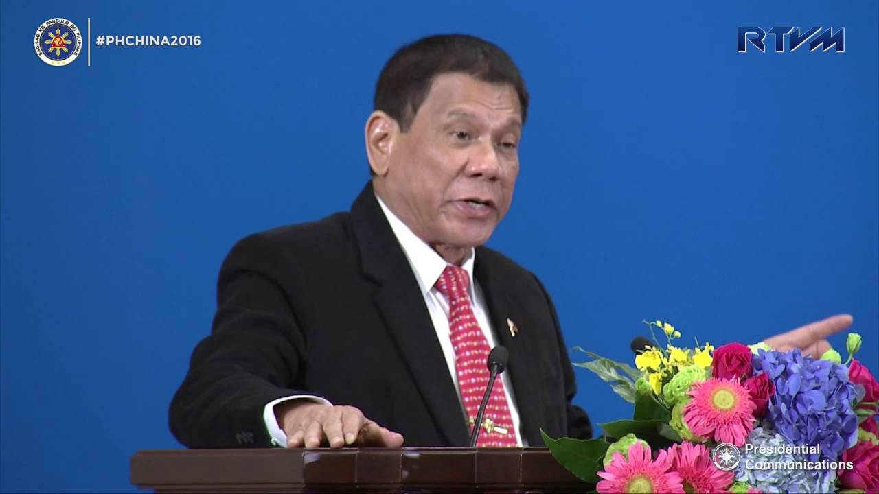 Philippine-China Trade and Investment Forum (Speech) 10/20/2016