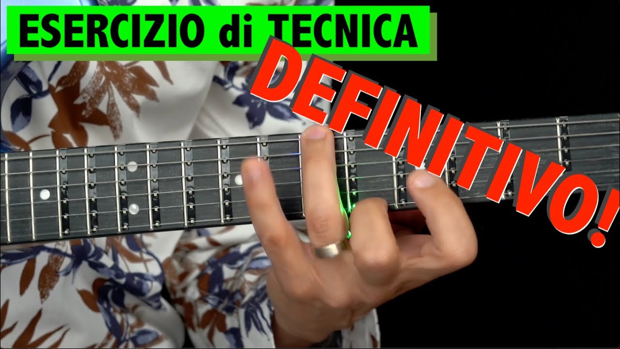 Esercizio DEFINITIVO di tecnica per chitarra - Massimo Varini