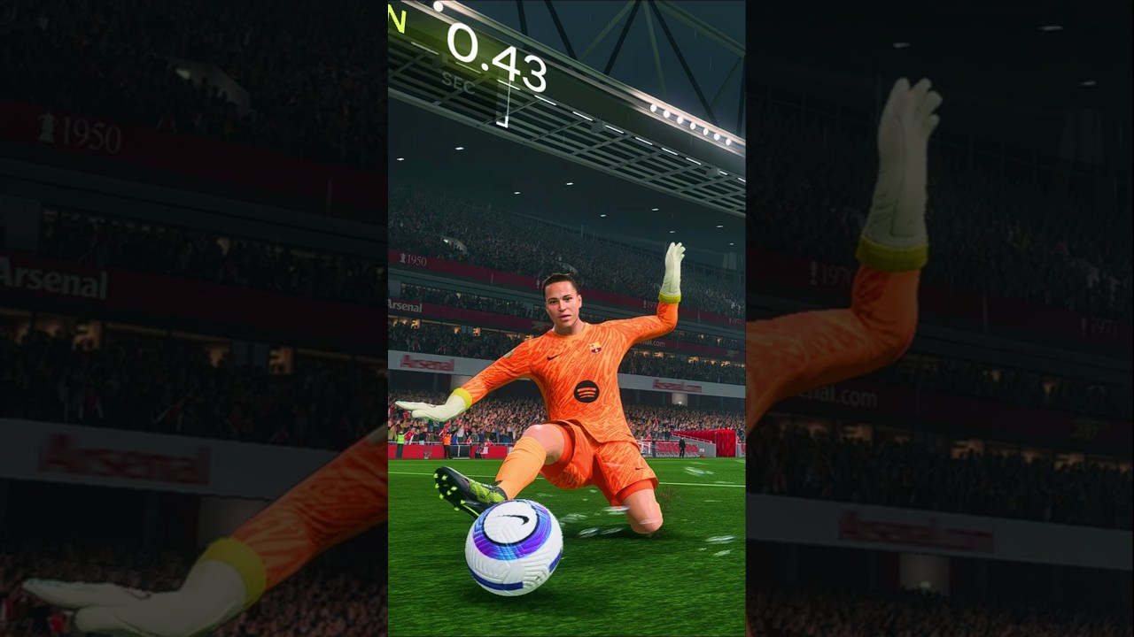 Cata Coll Best Saves FC 25 🥶   #shorts #skills #wfc #football #soccer #fc25 #ps5pro #ps5 #gaming