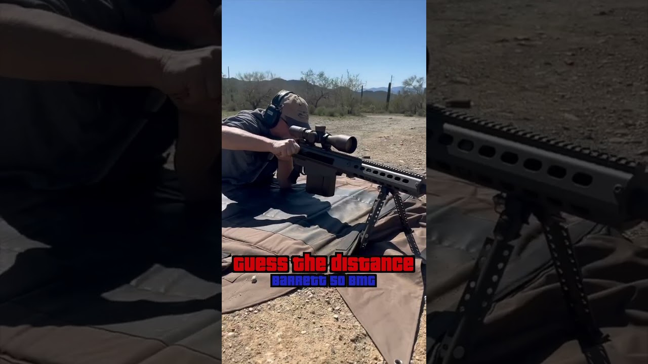 Дистанция стрельбы из снайперской винтовки 50 BMG? #снайпер #50cal #снайпер #снайперскаявинтовка ...