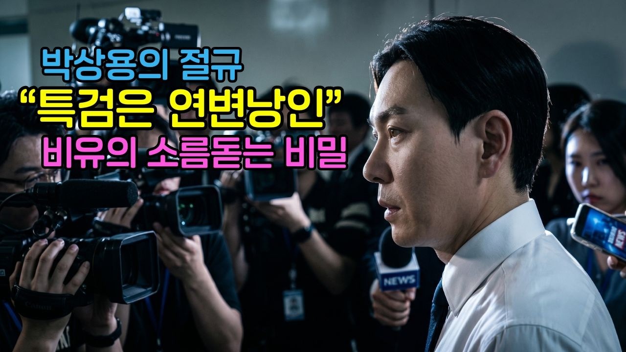 박상용의 절규 '손에 피묻히지 않으려 특검에 공소취소 넘긴다'는 비유의 소름끼치는 비밀...