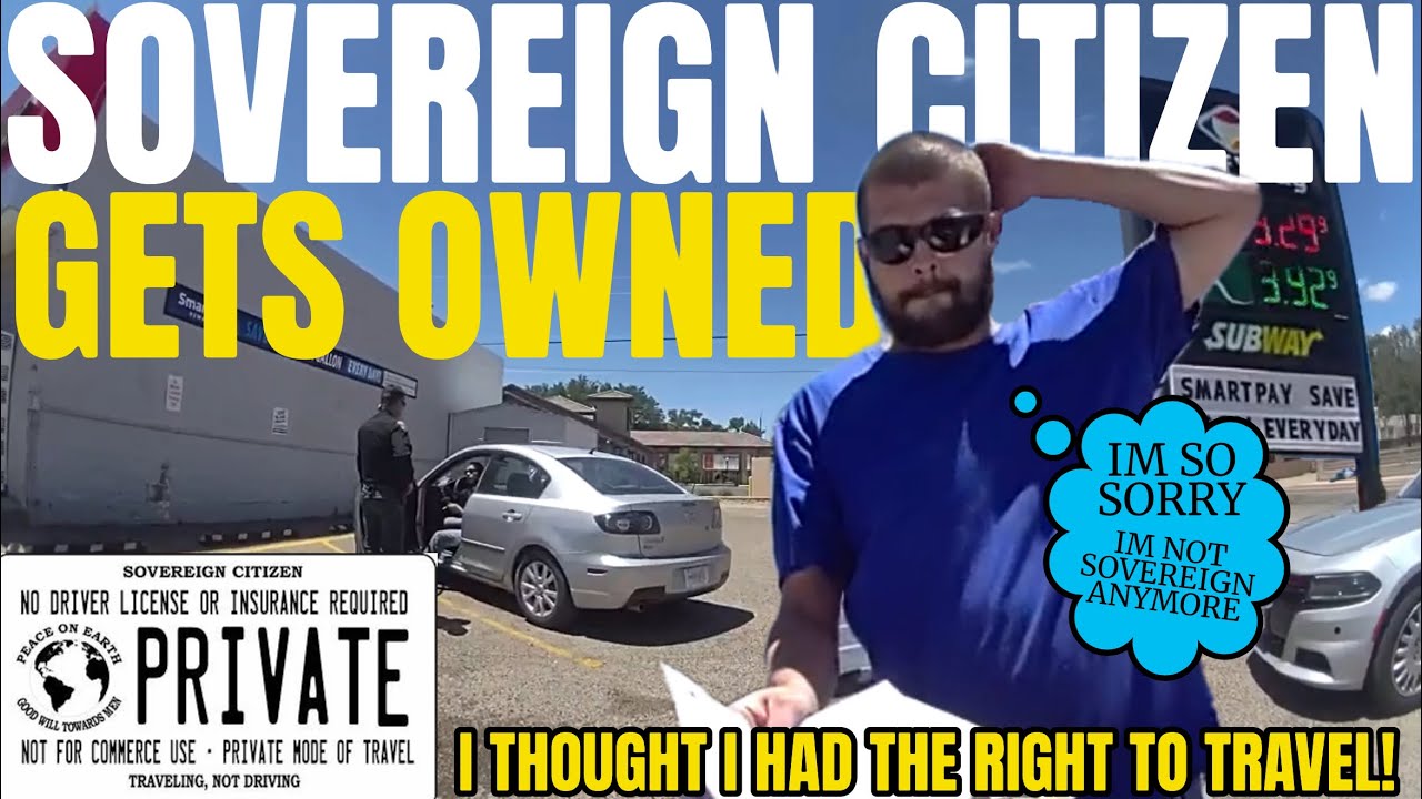 Sovereign Citizen Gets Shut Down Quick By A No Nonsense Cop Who Doesn’t Play Games