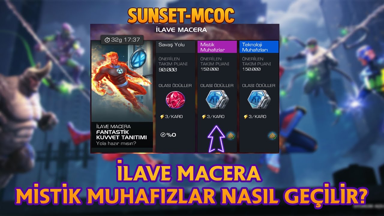 MCoC-Kasım Ayı İlave Macera Mistik Muhafızlar Diriltmesiz Nasıl Geçilir?