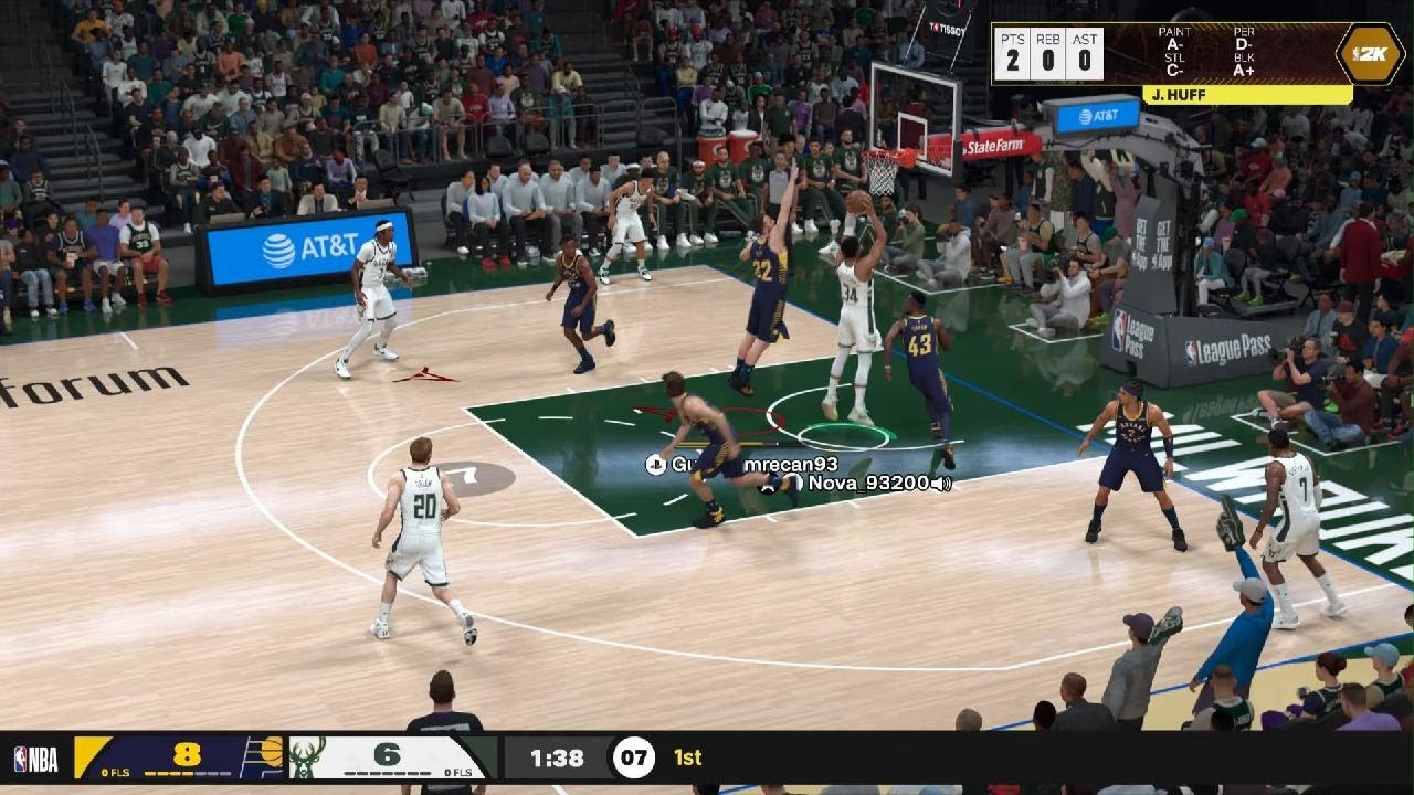 Indiana Pacers vs Milwaukee Bucks - NBA 2K